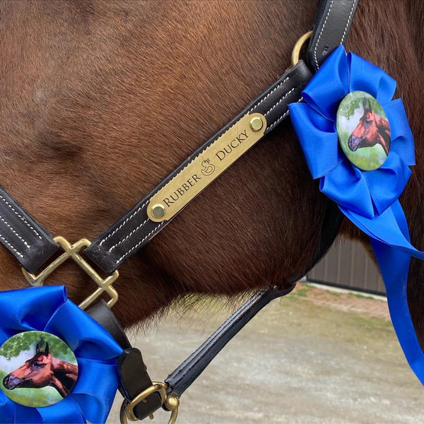 Custom brass bridle plate