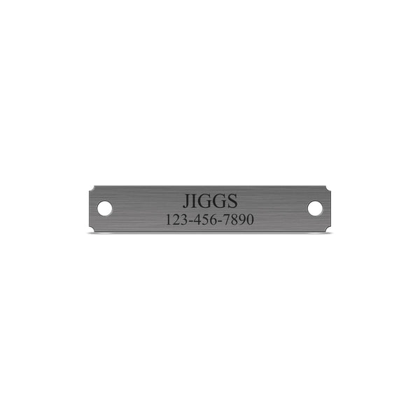 Dog Collar Name Plate Small - Precisioncraft Laser
