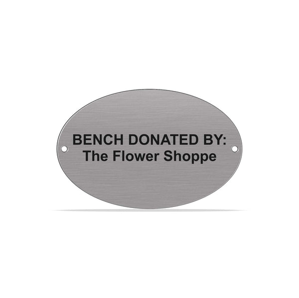 Outdoor plaque, stainless steel plaque, memorial plaque. - Precisioncraft Laser