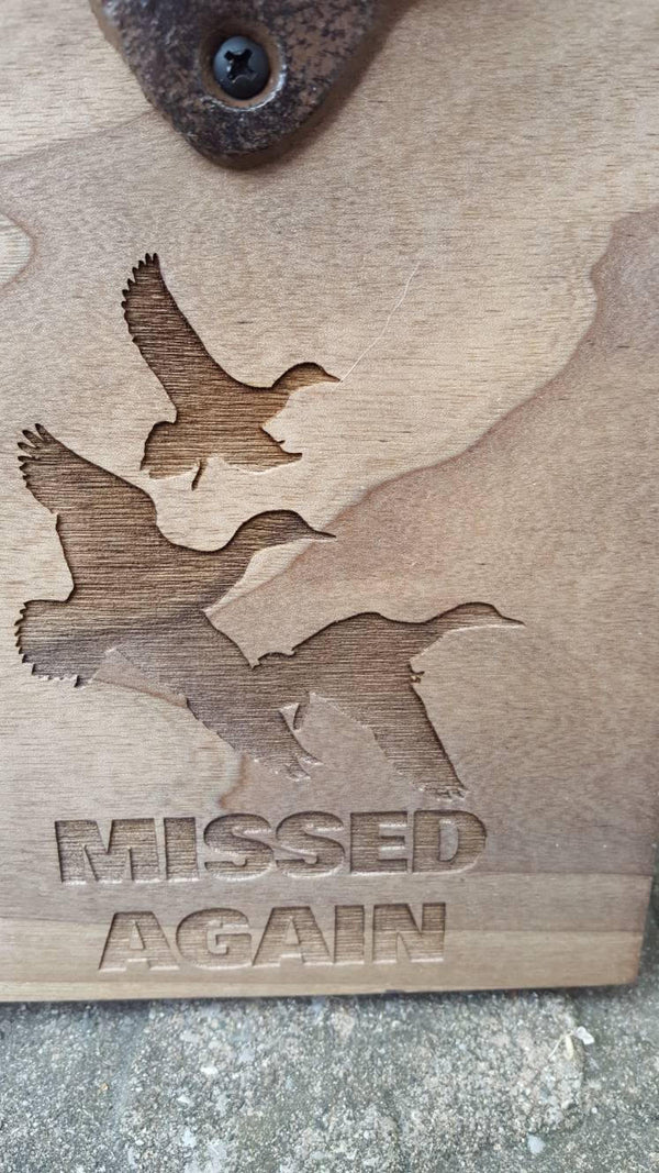 Personalised Wall Mount Bottle Opener Laser Engraved - Precisioncraft Laser