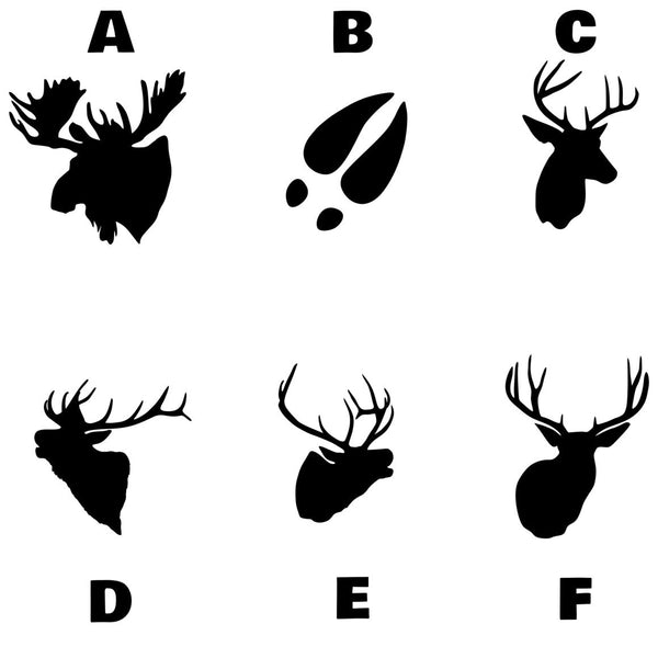 Hunting Key Chain Stainless and Wood