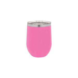 Personalized Laser Etched 12 oz Stemless Wine Tumbler