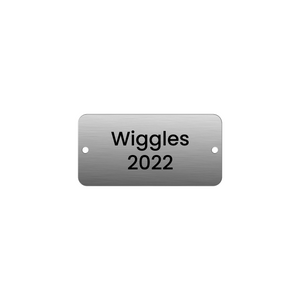 Custom Outdoor Stainless Steel Plaque - Multiple Sizes