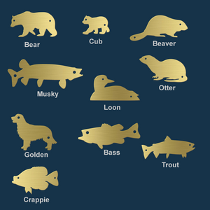 Custom Brass Chair Plaque