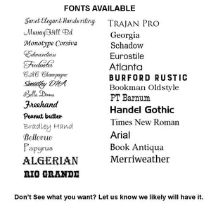 New fonts for 2025
