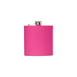 Custom pink flask