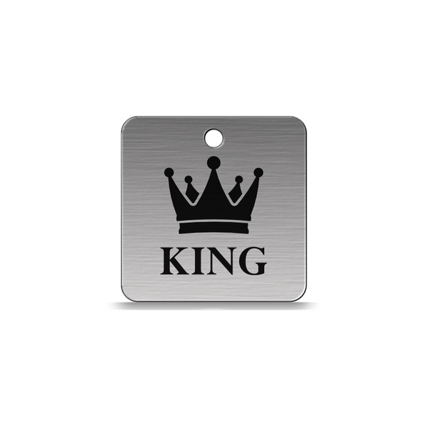 Stainless steel horse blanket tag made in Canada