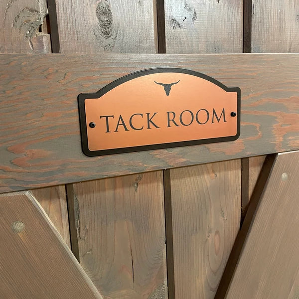 Tack room plate