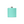 Custom teal flask