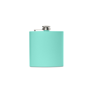 Custom teal flask