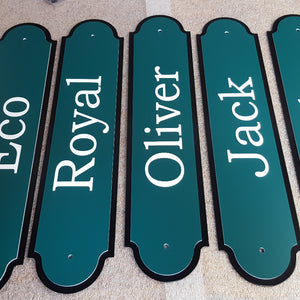 The Classic Horse stall sign - Pecisioncraft Laser