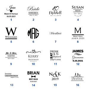 Customizable Whiskey Tumbler 10.25 oz