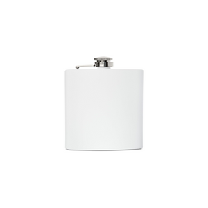 Custom white flask