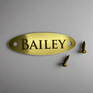 Brass Saddle Plates Engraved - Precisioncraft Laser