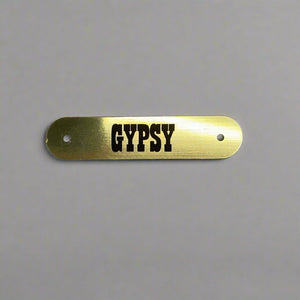 Brass Saddle Plates Engraved - Precisioncraft Laser