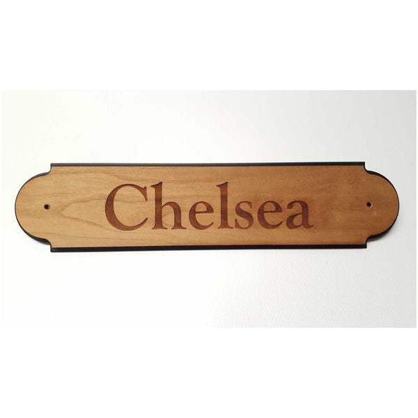 Horse Stall Name Plate Wood Front - Precisioncraft Laser