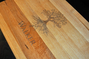 Laser Engraved Cutting Board Personalized Tree - Precisioncraft Laser