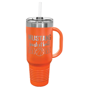 Laser Etched Personalized 40 oz Travel Mug - Precisioncraft Laser