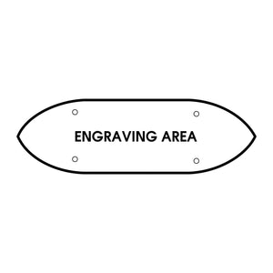 Legends™ Stiff Grooming Brush Engraved - Precisioncraft Laser