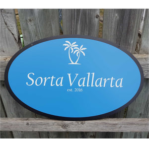 Oval Home & Cottage Sign - Precisioncraft Laser