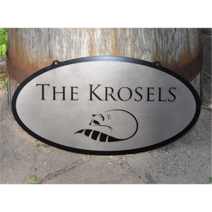Oval Home & Cottage Sign - Precisioncraft Laser