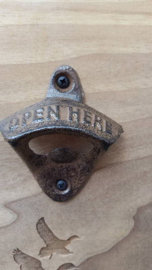 Personalised Wall Mount Bottle Opener Laser Engraved - Precisioncraft Laser