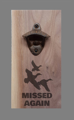 Personalised Wall Mount Bottle Opener Laser Engraved - Precisioncraft Laser