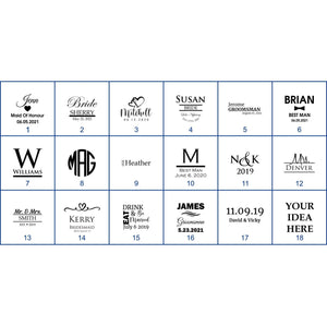 Personalized Glass Tumbler 10.5 Oz - Precisioncraft Laser