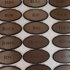 Pet Name Plate - Precisioncraft Laser