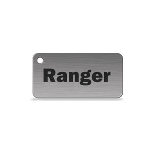 Stainless Steel Horse Blanket Tag or Bridle Tag - Precisioncraft Laser