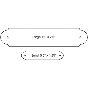 The New Horse Name Plate Kit - Precisioncraft Laser