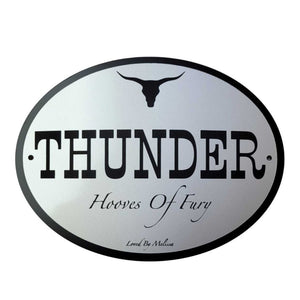 The Oval Horse Stall Sign - Precisioncraft Laser