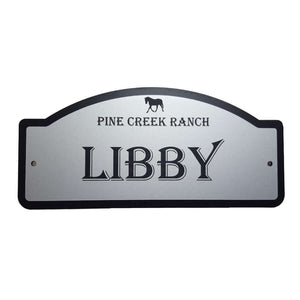 The Standard Horse Stall Name Plate - Precisioncraft Laser