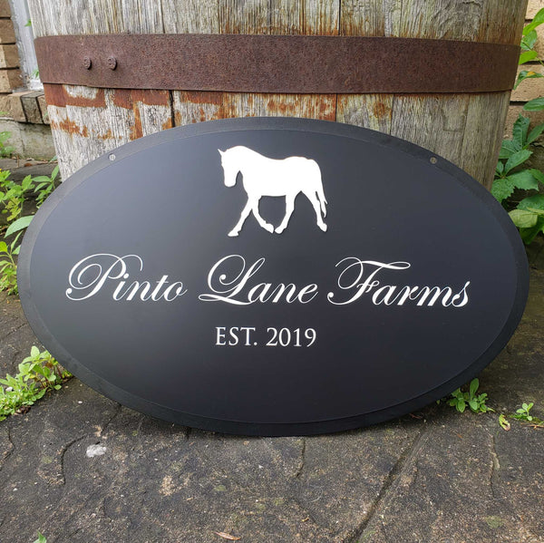 Stable sign Black