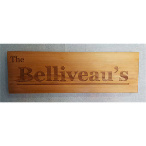 Home & Cottage Sign - Precisioncraft Laser